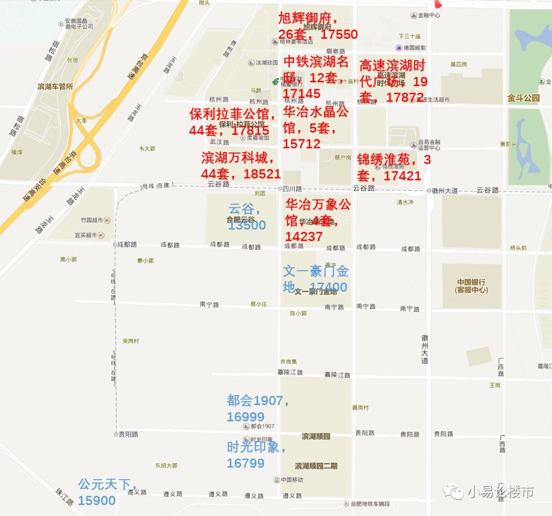 合肥滨湖新区最新房价走势更新